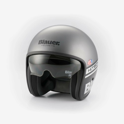 Motorradhelm jet blauer - jet,