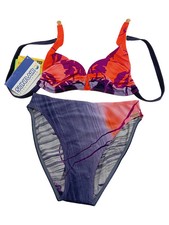 SUNFLAIR Damen Bikini Gr. 38 Mehrfarbig Casual Abstraktes Muster Bademode