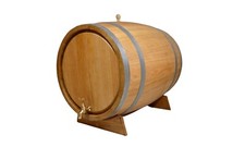 HOLZFASS 50L mit METALL