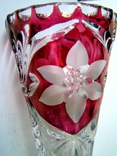 große Kristallvase Joska
