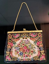 Petit Point Handtasche vintage 196-er Jahre Hongkong