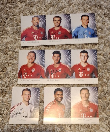 Autogrammkarten bayern - fc,