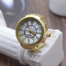 Legierung Ring Uhr in Gold