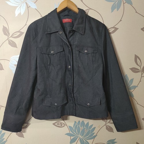 Damen y2k grau jeansjacke - damen,