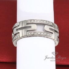 Bulgari Ring Parentesi Weissgold 750 Gr 53 Diamanten Brillanten Gold