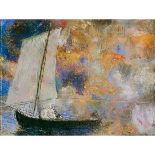 Odilon redon blumenwolken - odilon,