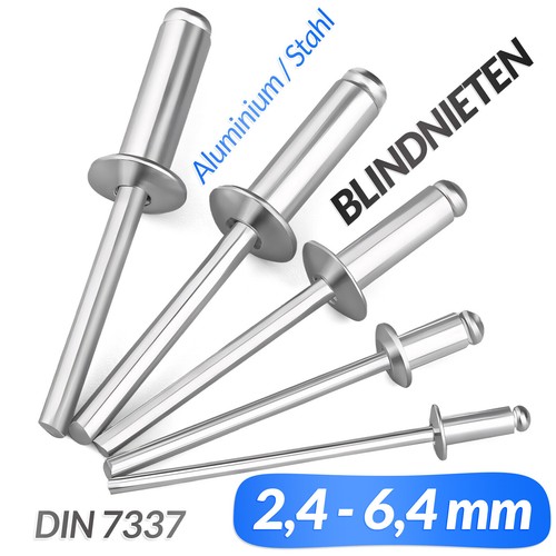 Blindnieten flachkopf - blindnieten,