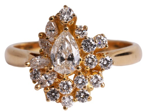 Großer 31ct cocktail ring - großer,