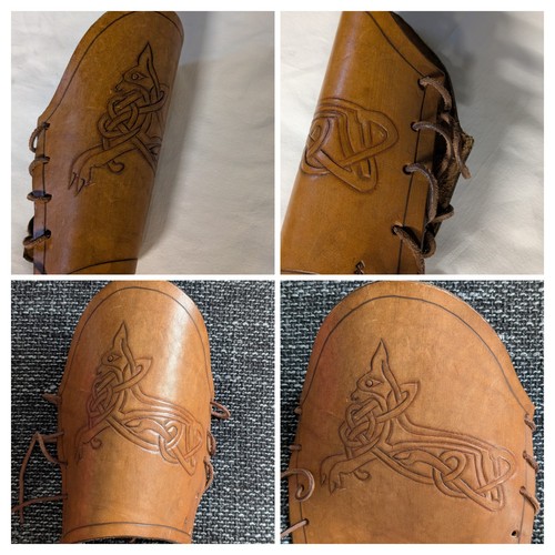 Armschutz stulpe echtleder - armschutz,