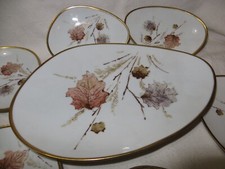 KPM Krister Gebäckteller Set 50er 60er Nierentisch Menage Set Kuchen