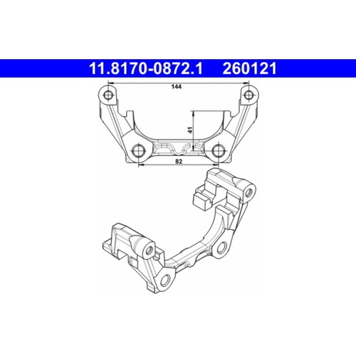 Halter bremssattel ate - halter,