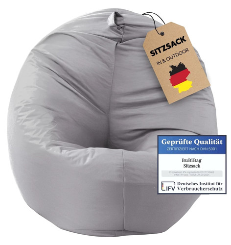 Sitzsack 2in1 grau - sitzsack, 155cm