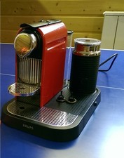 Krups XN 7106 NESPRESSO CitiZ & Milk red rot Espressomaschine u. Aeroccino