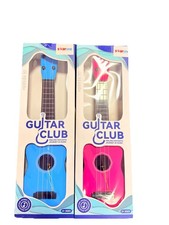 6-saitige blaue und rosa