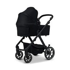 MOON IVO Black Kinderwagen Kombi-Buggy Babywagen Panoramafenster Sportsitz