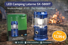 LED Camping Laterne SX-5800T
