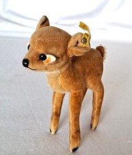 Auflösung:Nachlass.Altes Steiff Bambi mit Knopf und Schild-Rarität-Ansehen