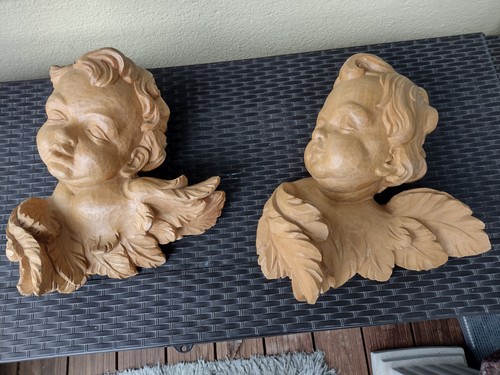 Holzfiguren handgeschnitzt aus - handgeschnitzt,