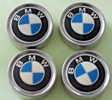 4 Stück ältere original BMW  Nabenkappen Felgendeckel Durchmesser ca 76 mm chrom