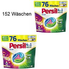 2x 76 Wäschen Persil 4in1 Color Excellence DISCS für farbige Wäsche, 152 WL