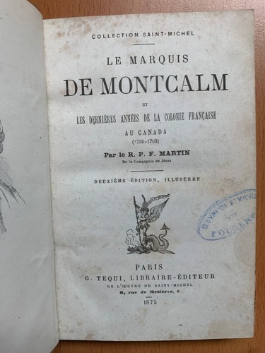 Der marquis von montcalm und - von,