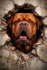 Kaffeetasse Tee Bordeaux Dogge