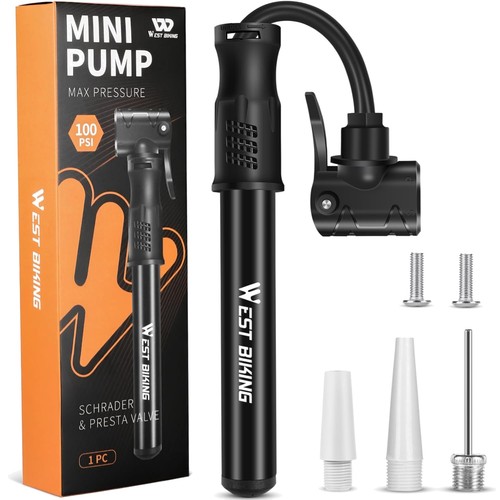 Mini fahrradpumpe aluminium - mini,