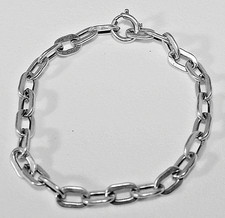 835 Silber Kette Silberkette Panzerkette Armband Armkette 19cm lang