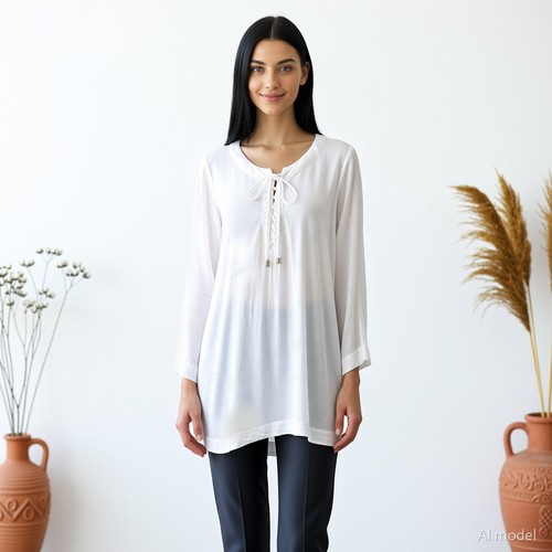 Boho resort longshirt tunika - boho,