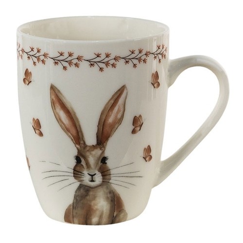 Tasse becher beige braun - -,