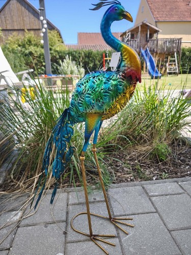 Toller pfau aus - toller, metall