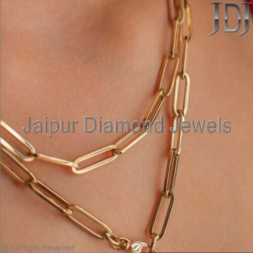 8cm solid 14k - 14k, gelbgold
