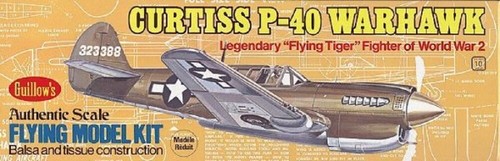 Guillows flieger curtiss - guillows, p-40