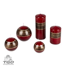 Formano Kerzen rot-gold mit