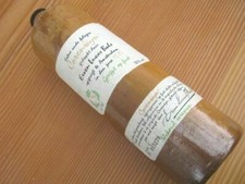 alte Steinzeug Flasche Ton