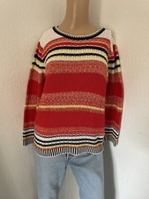 Serafini Hochwertig Strickpullover - Größe 38 Bunt Made In Italy