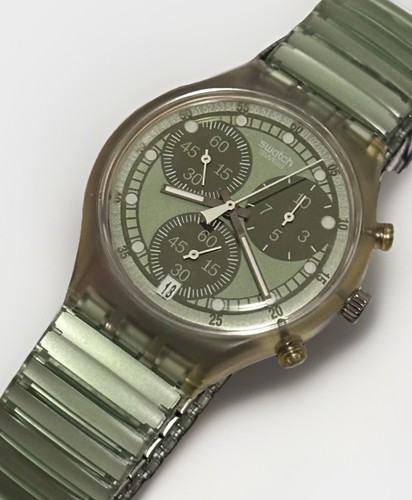 Swatch chrono virtual green - chrono,