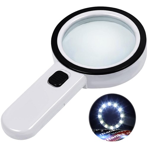 Lupe mit led beleuchtung - lupe,