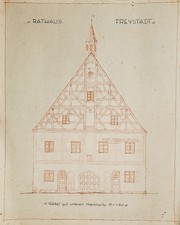 Freystadt Rathaus Architektur architecture Zeichnung drawing 1930