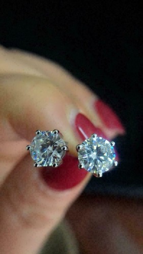14k weißgold finish 2ct - 14k,