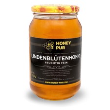 Echt Lindenblüten-Honig im Honigglas 1,2 KG Bienenhonig Naturprodukt ohne Zusatz