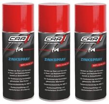 3 x 400ml CAR1 Zinkspray Rostschutz 99% reines Zink - CO 3005 - Versand mit DHL
