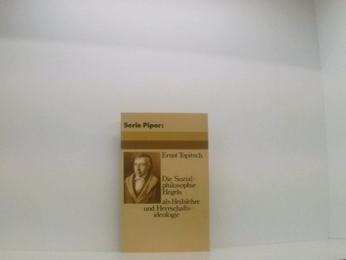 Die sozialphilosophie hegels - die,