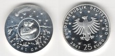 25 EURO Silbermünze - Weihnachten - Geburt Christi