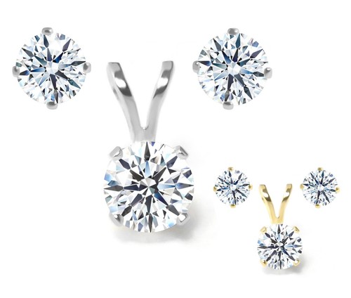 Diamant schmuckset 50ct - diamant, 3,50ct