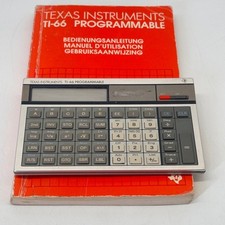 Texas Instruments TI-66 Programmierbarer Taschenrechner 80er Pocket Computer