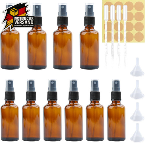 Set mit glas sprühflaschen - 10,
