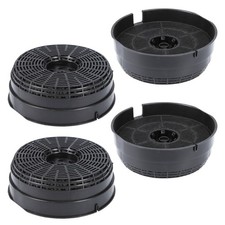 4x Aktivkohlefilter Dunstabzugshaube für Typ58 Model58 NYTTIG FIL220 Ikea AKB000