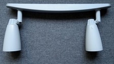 IKEA Deckenstrahler Spot für 2 Leuchten E14 Hellgrau