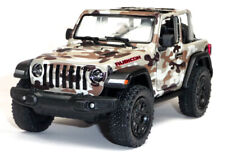 Jeep Wrangler Rubicon Modellauto ca.12,5 cm Military braun offen von Kinsmart